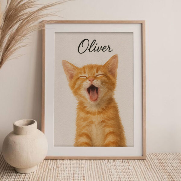 Personalized Watercolor Art of Pets: Custom Dog and Cat Portraits for a Unique Home Décor - Image 3