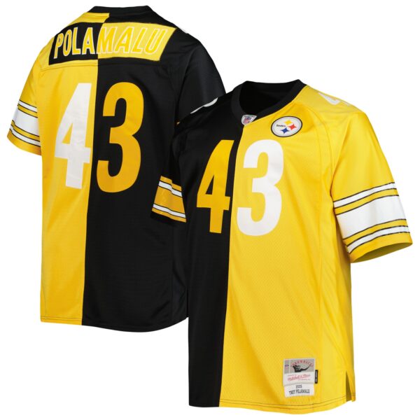 Jerome Bettis Pittsburgh Steelers Mitchell & Ness Big & Tall Split Legacy Retired Player Jersey