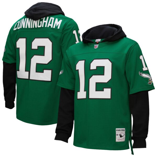 Randall Cunningham Philadelphia Eagles Mitchell & Ness Player Name & Number Hoodie Legacy Jersey