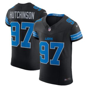 Aidan Hutchinson Detroit Lions Nike Alternate Vapor F.U.S.E. Elite Jersey