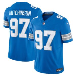 Aidan Hutchinson Detroit Lions Nike Team Vapor F.U.S.E. Limited Jersey