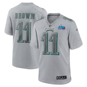 A.J. Brown Philadelphia Eagles Nike Super Bowl LVII Patch Atmosphere Fashion Game Jersey