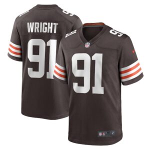 Alex Wright Cleveland Browns Nike Team Game Jersey