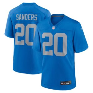 Barry Sanders Detroit Lions Nike Alternate Game Jersey