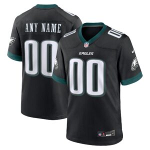 Philadelphia Eagles Nike Alternate Custom Game Jersey