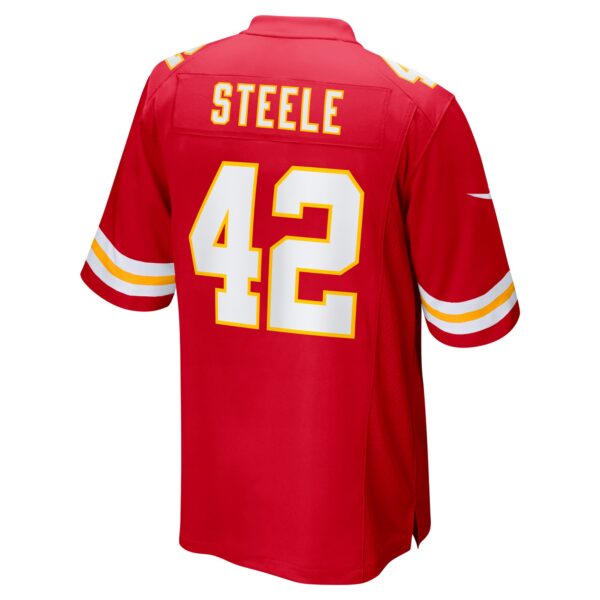 Carson Steele Kansas City Chiefs Nike Game Jersey - Image 3