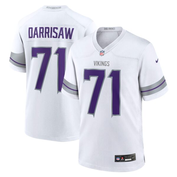 Christian Darrisaw Minnesota Vikings Nike Alternate Game Jersey