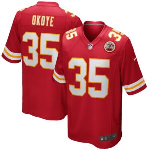 Christian Okoye Kansas City Chiefs Nike Game Retired Player Jersey