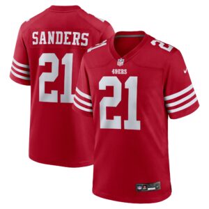 Deion Sanders San Francisco 49ers Nike Team Retired Player Game Jersey