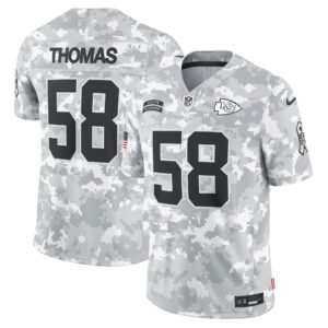 Derrick Thomas Kansas City Chiefs Nike 2024 Salute to Service Retired Player Limited Jersey