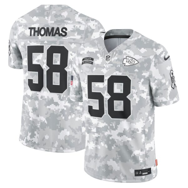 Derrick Thomas Kansas City Chiefs Nike 2024 Salute to Service Retired Player Limited Jersey