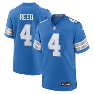 D.J. Reed Detroit Lions Nike Team Game Jersey
