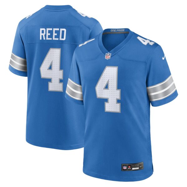 D.J. Reed Detroit Lions Nike Team Game Jersey