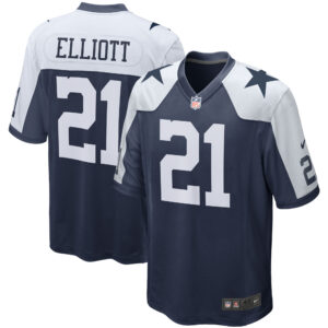 Ezekiel Elliott Dallas Cowboys Nike Alternate Game Team Jersey
