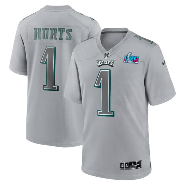 Jalen Hurts Philadelphia Eagles Nike Super Bowl LVII Patch Atmosphere Fashion Game Jersey