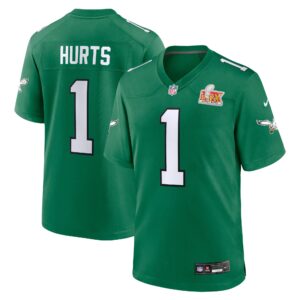 Jalen Hurts Philadelphia Eagles Nike Super Bowl LIX 2nd Alternate Game Jersey
