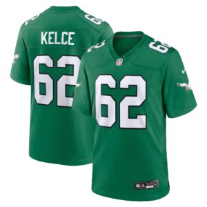 Jason Kelce Philadelphia Eagles Nike Alternate Game Player Jersey