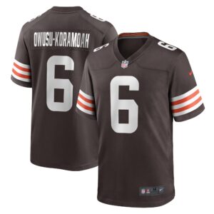 Jeremiah Owusu-Koramoah Cleveland Browns Nike Team Game Jersey