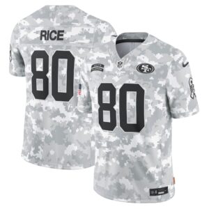 Jerry Rice San Francisco 49ers Nike 2024 Salute to Service Retired Player Limited Jersey