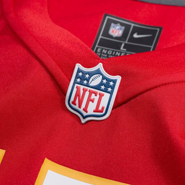 Josh Simmons Kansas City Chiefs Nike 2025 NFL Draft First Round Pick Game Jersey - Image 4