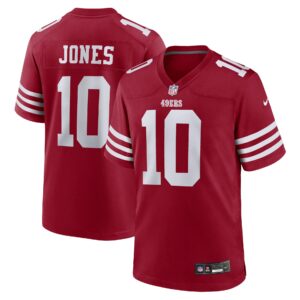 Mac Jones San Francisco 49ers Nike Team Game Jersey