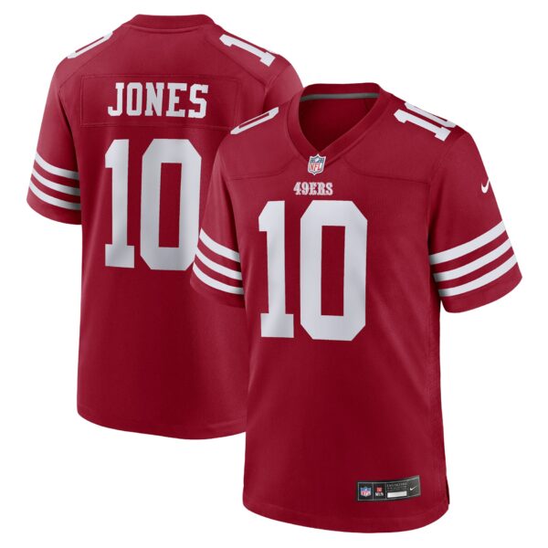 Mac Jones San Francisco 49ers Nike Team Game Jersey