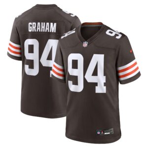 Mason Graham Cleveland Browns Nike 2025 NFL Draft First Round Pick Game Jersey