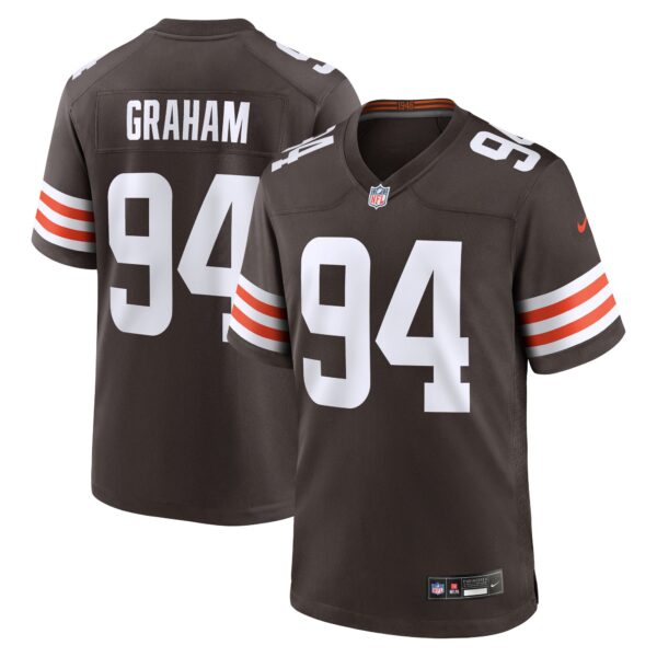 Mason Graham Cleveland Browns Nike 2025 NFL Draft First Round Pick Game Jersey