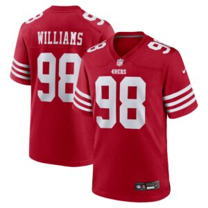 Mykel Williams San Francisco 49ers Nike 2025 NFL Draft First Round Pick Game Jersey