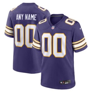 Minnesota Vikings Nike Classic Custom Game Jersey