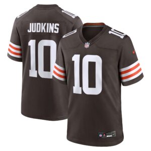 Quinshon Judkins Cleveland Browns Nike 2025 NFL Draft Game Jersey