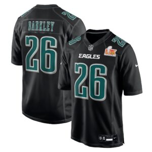Saquon Barkley Philadelphia Eagles Nike Super Bowl LIX Fashion Game Player Jersey