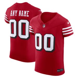 San Francisco 49ers Nike Alternate Vapor F.U.S.E. Elite Custom Jersey