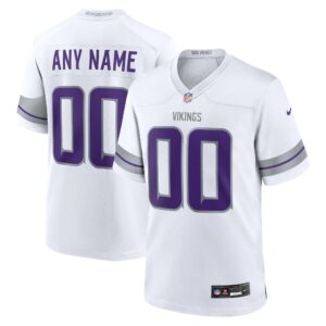 Minnesota Vikings Nike Alternate Custom Game Jersey